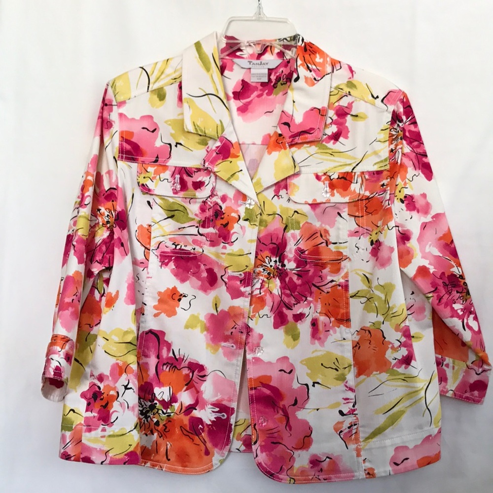 Multicolor 4 Button jacket.